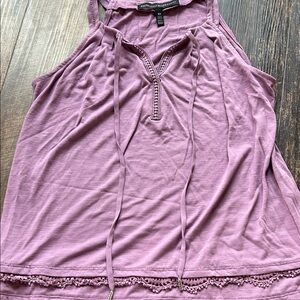 White House Black Market Purple Tank Top